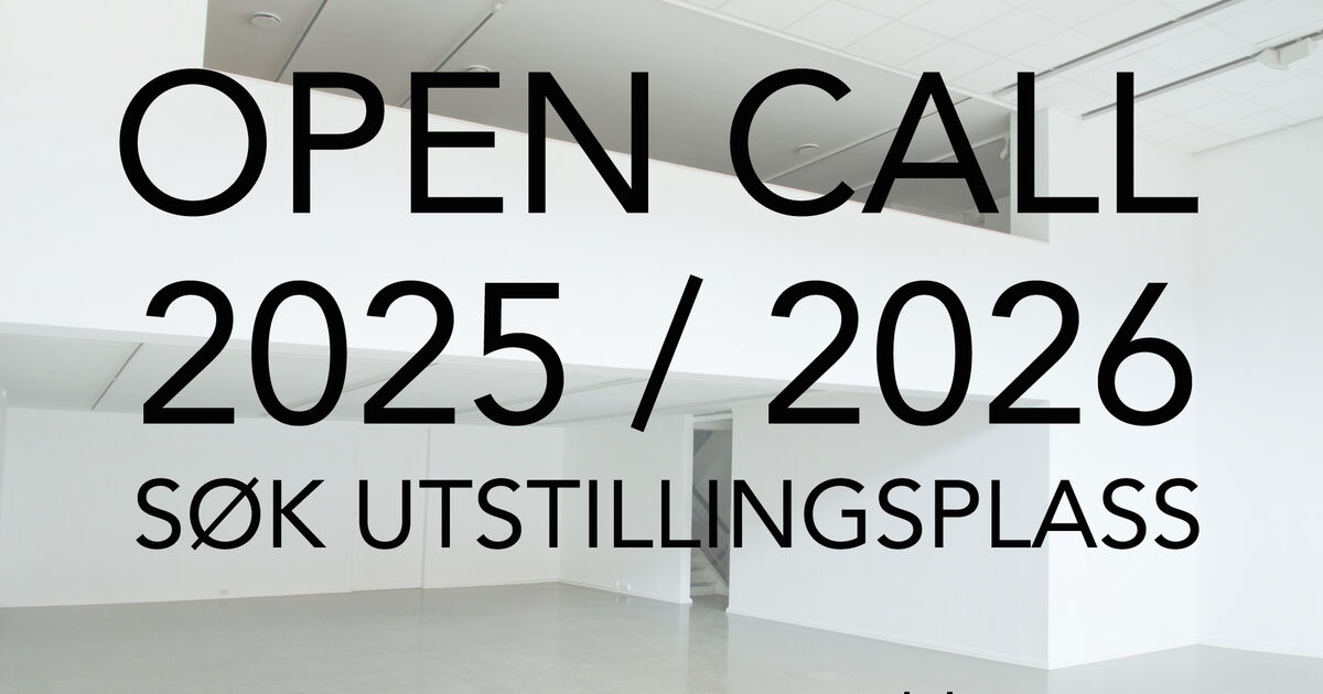 Open Call Apply for Exhibition 2025/2026, deadline November 5, 2023